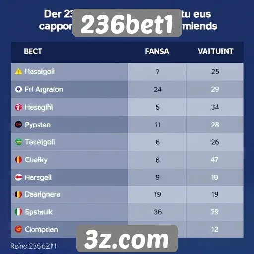 Comparação entre 236bet1 e concorrentes do setor